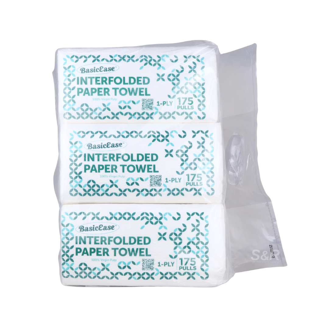 BasicEase 1-ply Interfolded Paper Towel